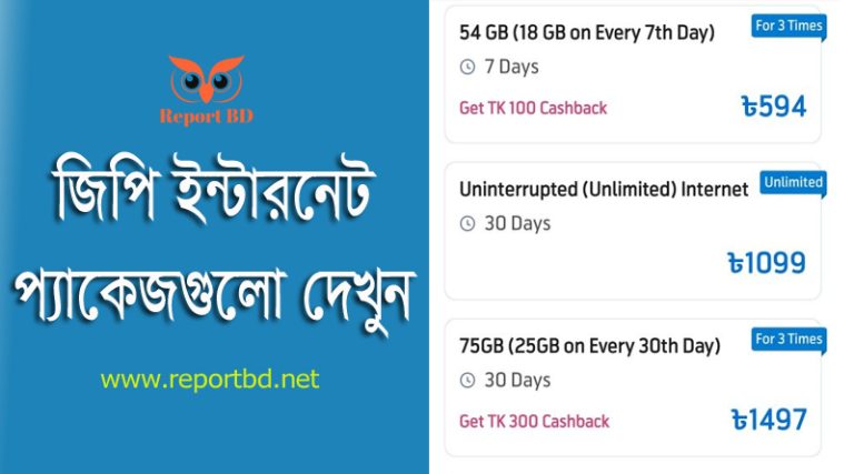 জিপি ইন্টারনেট অফার 2024 । গ্রামীণফোন ইন্টারনেট প্যাকেজ ও কেনার ডায়াল কোড জেনে নিন
