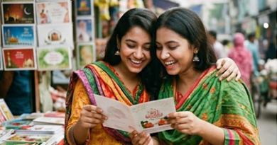 স্মার্টফোনের স্ক্রিনে বন্দি উৎসব