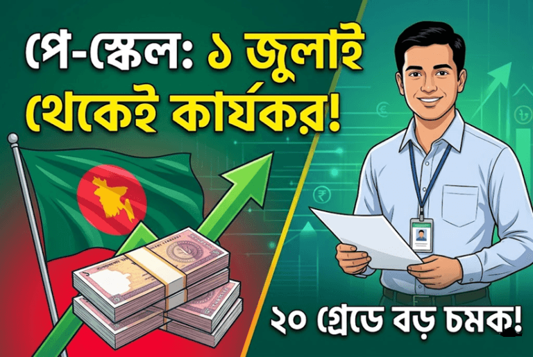 ১ জুলাই থেকেই কার্যকর নতুন পে-স্কেল