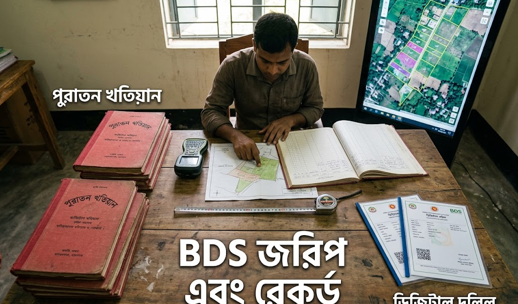 নতুন ভূমি জরিপ (BDS)-এ নাম অন্তর্ভুক্ত করার পূর্ণাঙ্গ গাইড