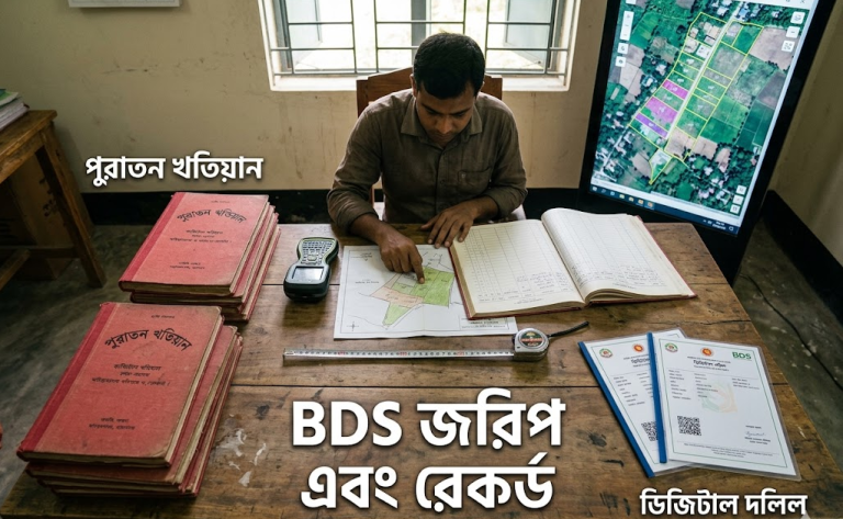 নতুন ভূমি জরিপ (BDS)-এ নাম অন্তর্ভুক্ত করার পূর্ণাঙ্গ গাইড