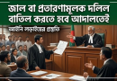একতরফা রদ বা রহিত দলিলে বাতিল হয় না পূর্বের দলিল