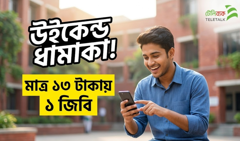 টেলিটকের ধামাকা ‘উইকেন্ড অফার’
