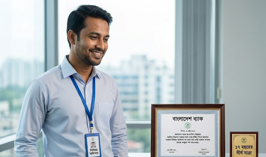 ব্যাংকিং ডিপ্লোমা ও ১৫ বছরের অভিজ্ঞতা