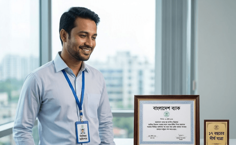 ব্যাংকিং ডিপ্লোমা ও ১৫ বছরের অভিজ্ঞতা