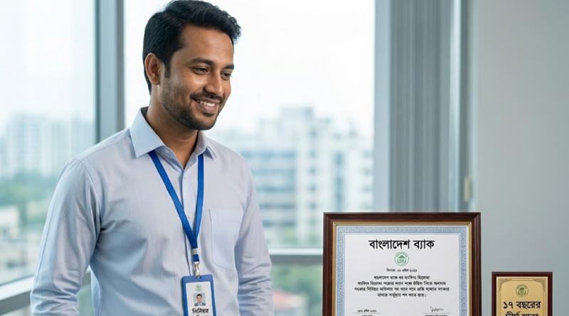ব্যাংকিং ডিপ্লোমা ও ১৫ বছরের অভিজ্ঞতা