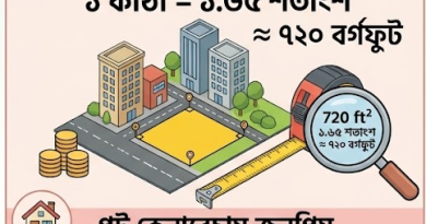 শতাংশ, কাঠা নাকি বিঘা? জমি মাপজোকের সহজ পাঠ