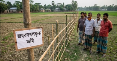 নিজের জমি জবরদখল?