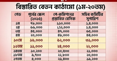 ৯ম জাতীয় পে-স্কেল