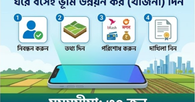 বকেয়া খাজনা পরিশোধের সময়সীমা ৩০ জুন