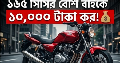 মোটরসাইকেল ও ব্যাটারিচালিত অটোরিকশায় নতুন কর আরোপ