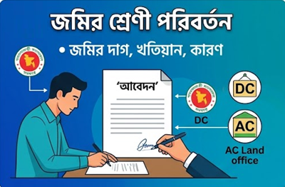 নিজের জমির শ্রেণী পরিবর্তন করতে চান?