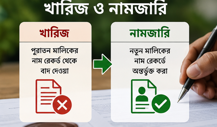 খারিজ ও নামজারি
