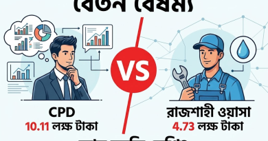 বেতন বৈষম্যের স্বরূপ