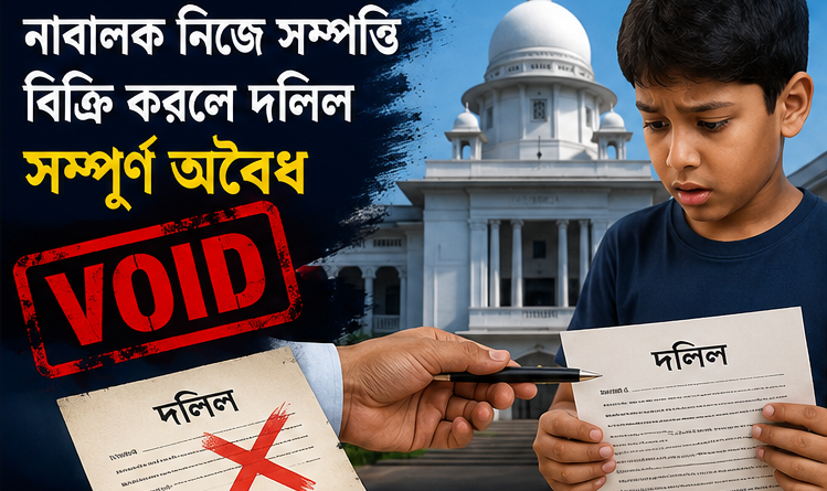আদালতের অনুমতি ছাড়া নাবালকের সম্পত্তি বিক্রি