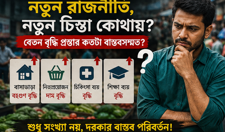 এনসিপির প্রস্তাবিত বেতন কাঠামো নিয়ে প্রশ্ন
