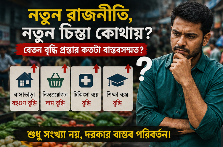 এনসিপির প্রস্তাবিত বেতন কাঠামো নিয়ে প্রশ্ন