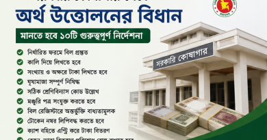 সরকারি কোষাগার থেকে অর্থ উত্তোলনে কঠোর বিধান