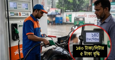 জ্বালানি তেলের দাম ২০২৬