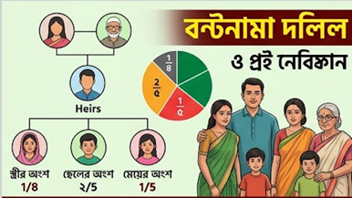 উত্তরাধিকার সূত্রে পাওয়া সম্পত্তি বণ্টন