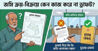 ড্রাফট বা ওয়ার্কিং খতিয়ান কী?