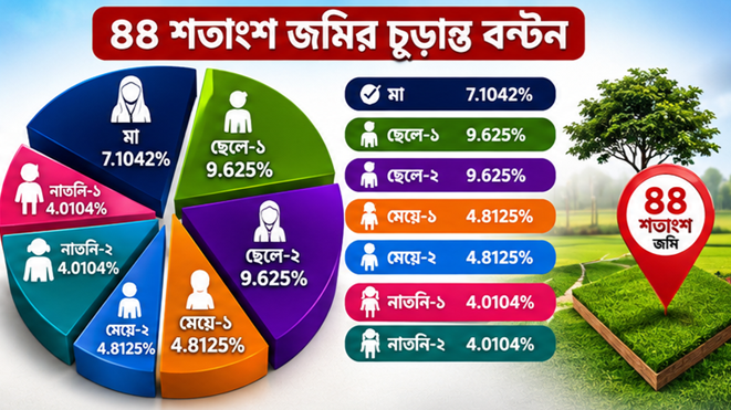 মৃত পুত্রের দুই কন্যাও পেল উত্তরাধিকার!