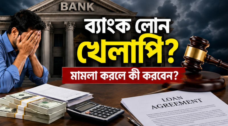 ব্যাংক ঋণ খেলাপি হলে মামলা করলে কী করবেন?