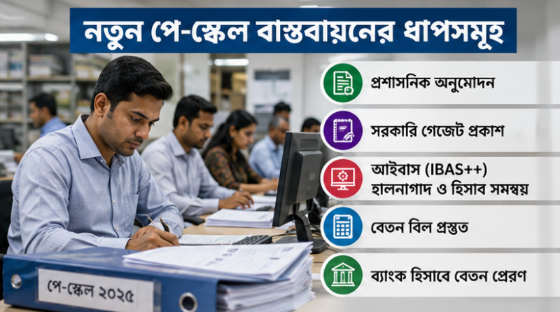 নবম জাতীয় পে-স্কেল কার্যকর ২০২৬