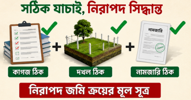 জমি কেনার আগে এই তিনটি বিষয় যাচাই না করলে আজীবন ভোগান্তির ঝুঁকি