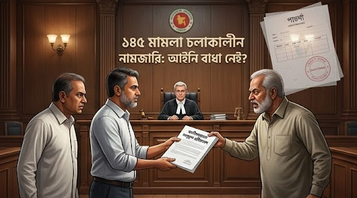 ১৪৫ ধারার মামলা চলমান থাকলেও ই-নামজারিতে আইনি বাধা নেই