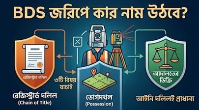 ভোগদখলে আপনি কিন্তু দলিল অন্যের নামে