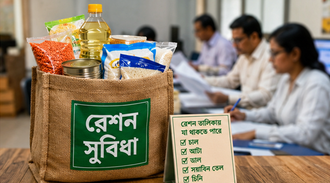 ১২ থেকে ২০তম গ্রেডের সরকারি কর্মচারীদের রেশন সুবিধা দেওয়ার উদ্যোগ