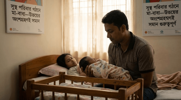 মাতৃত্বকালীন ছুটির পাশাপাশি পিতৃত্বকালীন ছুটির জোরালো আহ্বান