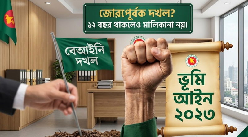 অন্যের জমি ১২ বছর দখলে রাখলেই কি মালিকানা?