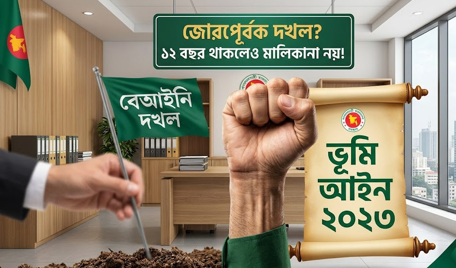 অন্যের জমি ১২ বছর দখলে রাখলেই কি মালিকানা?