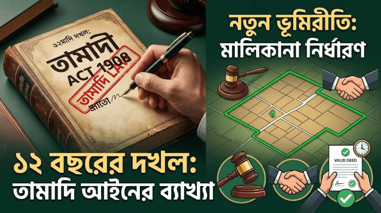 ১২ বছর জমি দখলে থাকলেই কি মালিকানা?