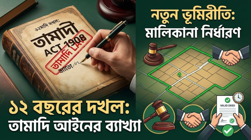 ১২ বছর জমি দখলে থাকলেই কি মালিকানা?