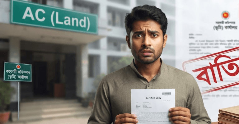 ভূমি নামজারি মিস কেসে বাতিল