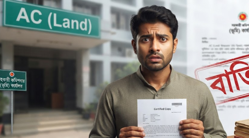 ভূমি নামজারি মিস কেসে বাতিল