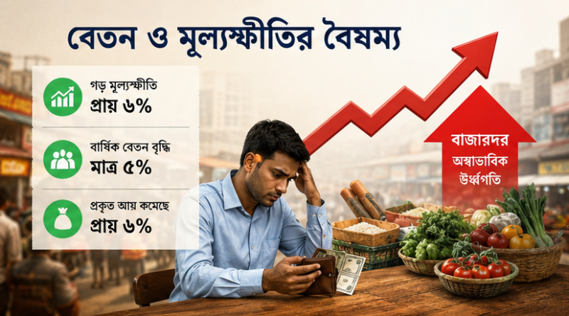 মূল্যস্ফীতি ও ১১-২০ গ্রেডের সরকারি কর্মচারীদের সংকট
