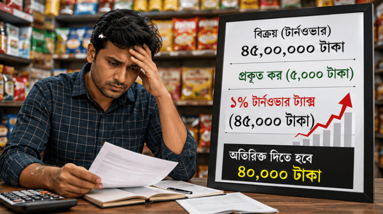 আয়কর আইন, ২০২৩-এর ১৬৩ ধারায় বাধ্যতামূলক ১% টার্নওভার ট্যাক্স