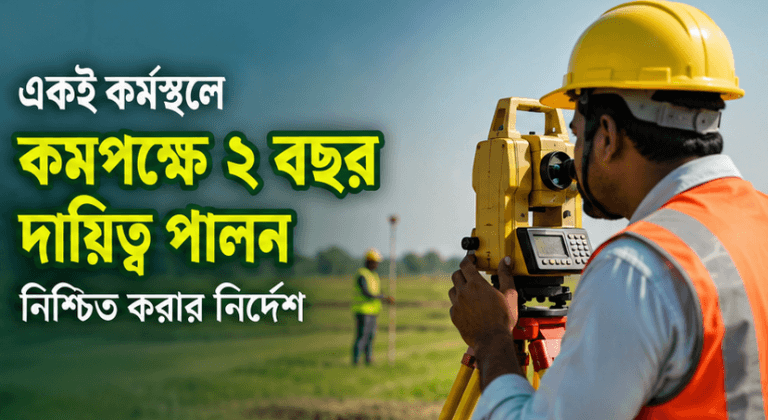 সার্ভেয়ার ও কানুনগোদের ঘন ঘন বদলি-পদায়নে লাগাম