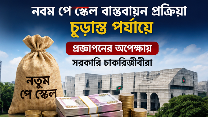 নবম পে স্কেল বাস্তবায়ন চূড়ান্ত পর্যায়ে