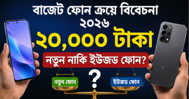 ২০ হাজার টাকা বাজেটে কি ইউজড নাকি নতুন ফোন কিনবেন?