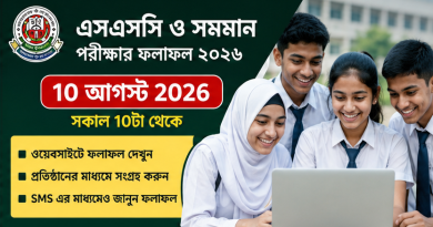 ১০ আগস্ট প্রকাশ হচ্ছে এসএসসি ও সমমান পরীক্ষার ফল, যেভাবে জানা যাবে
