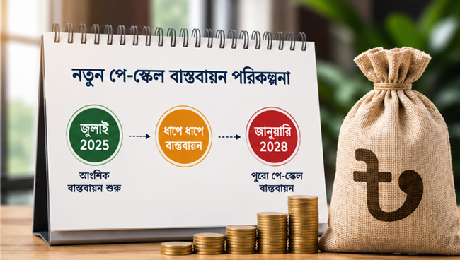 নবম পে-স্কেল বাস্তবায়নে খসড়া প্রস্তাব চূড়ান্ত