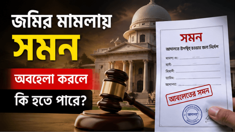 জমির মামলায় সমন পেয়েও লিখিত জবাব না দিলে কী হতে পারে?