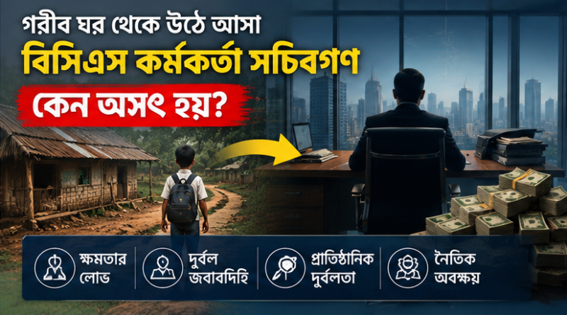 বেশির ভাগ সরকারি চাকরিজীবী ই কি অসৎ?