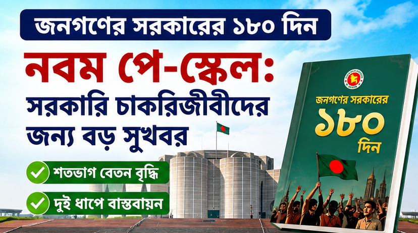 নবম পে-স্কেল: ১৮০ দিনের ই-বুকে শতভাগ বেতন বৃদ্ধির বার্তা