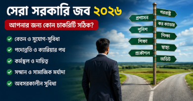 সেরা সরকারি জব ২০২৬